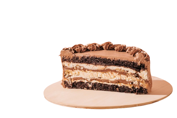 Tarta de chocolate con nata distribuidor de helados y congelados